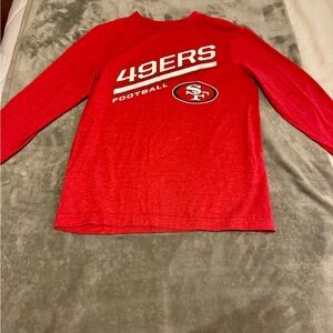 Youth long sleeve 49ers tee